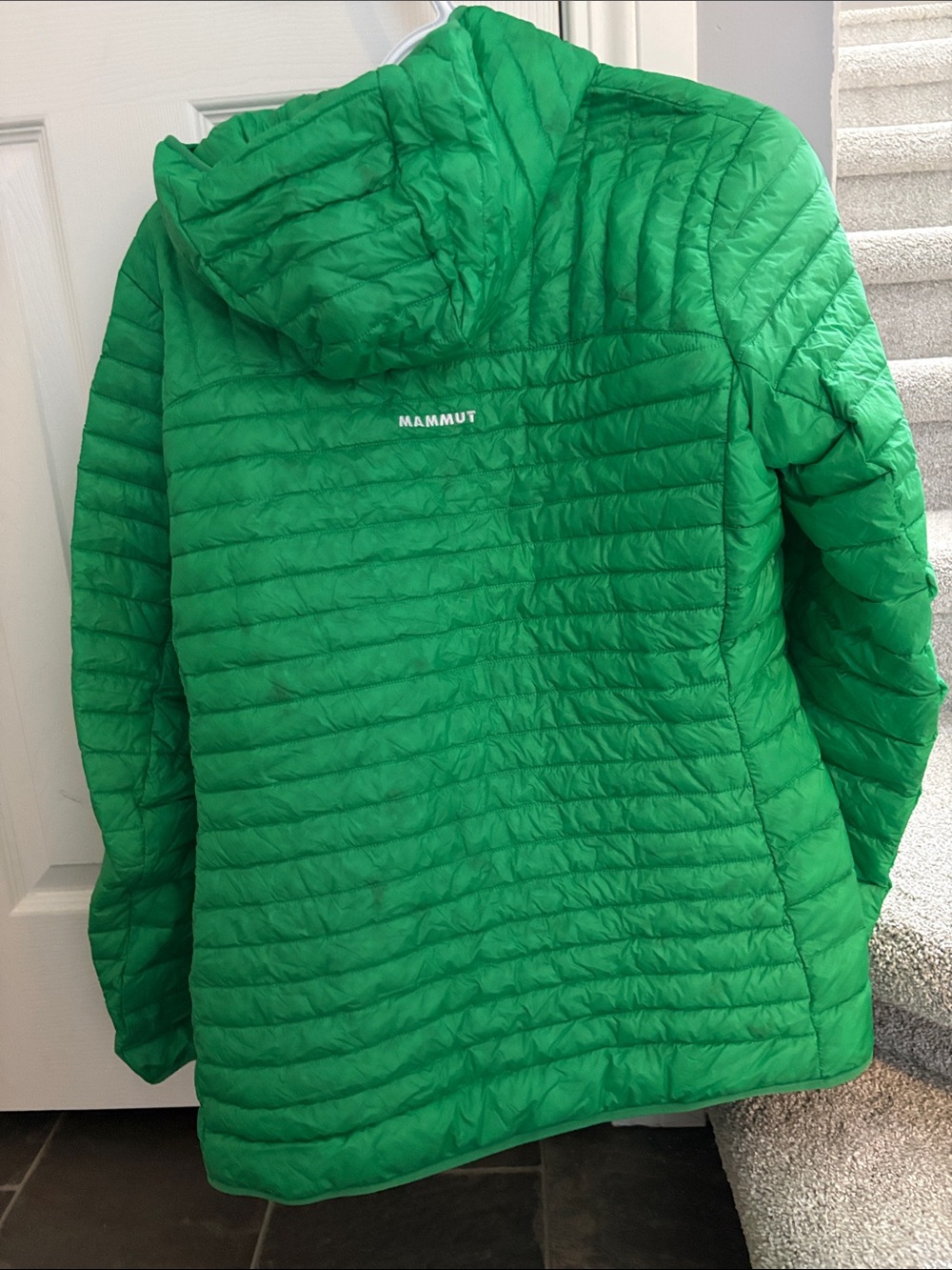 Mammut Green Broad Peak Light IN Hooded Jacket - Picture 3 of 3
